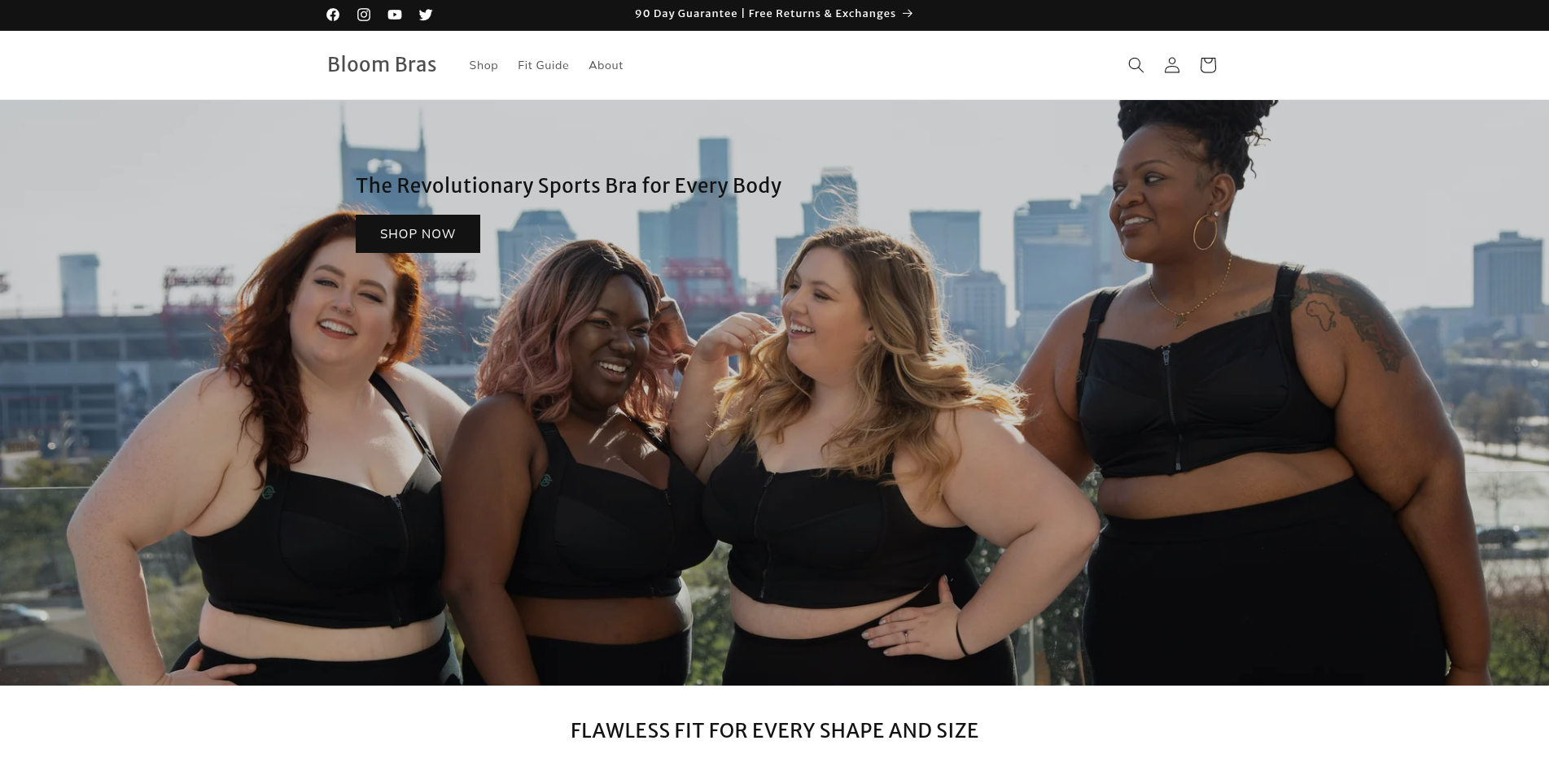 Bloom Bras — Shopify, Liquid case study by Deepak Jangra