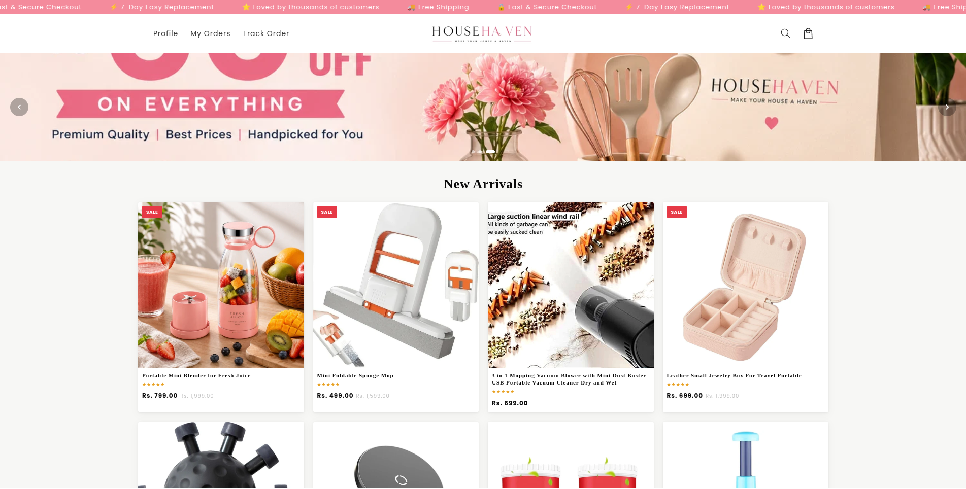 House Haven — Shopify case study by Deepak Jangra